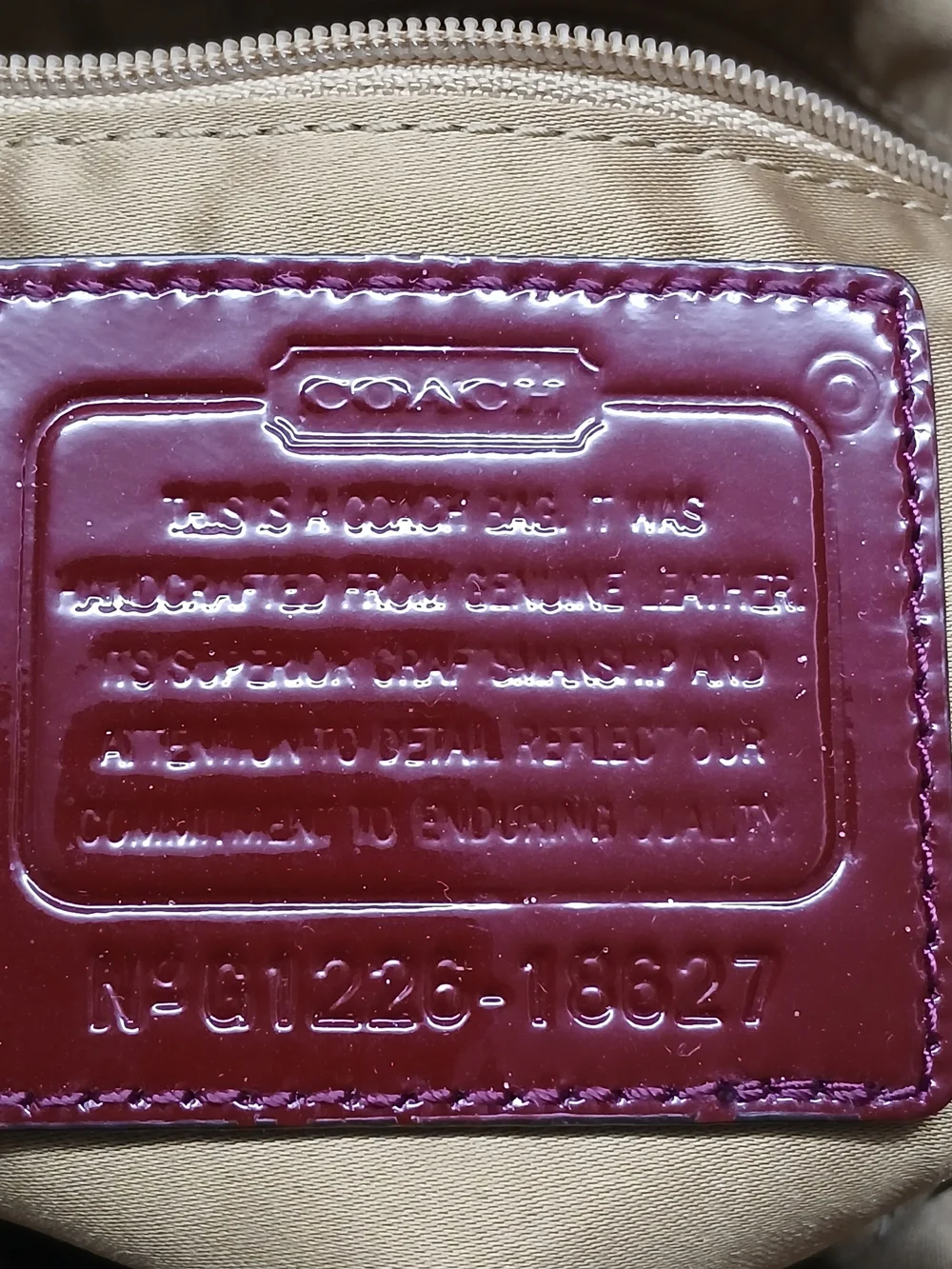 Coach hardware are overall